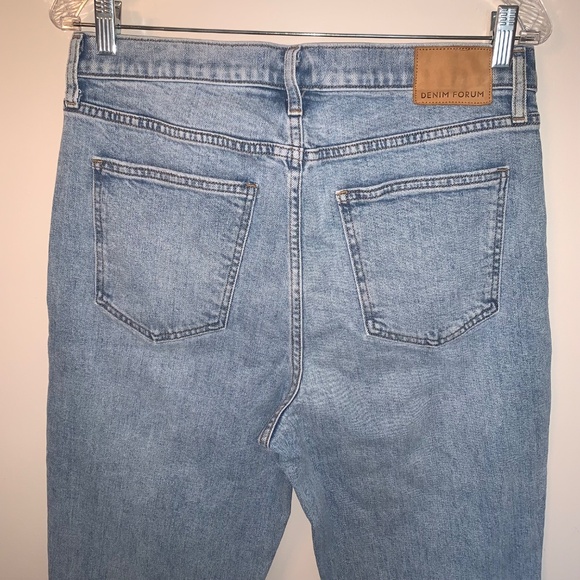 Denim Forum The Arlo Hi-rise Straight Jean 28L Size 32 - Picture 5 of 12